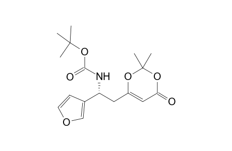 tert-Butyl (R)-(2-(2,2-dimethyl-4-oxo-4H-1,3-dioxin-6-yl)-1-(furan-3-yl)ethyl)carbamate