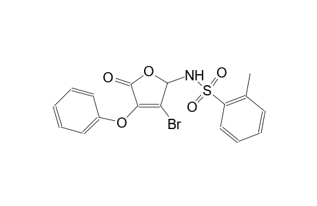 benzenesulfonamide, N-(3-bromo-2,5-dihydro-5-oxo-4-phenoxy-2-furanyl)-2-methyl-