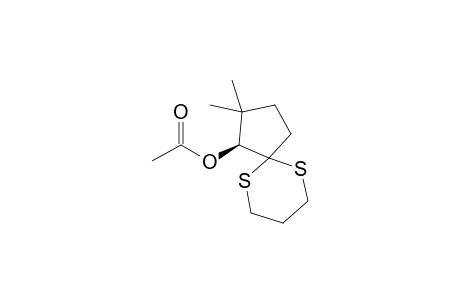 (S)-(+)-7-Acetoxy-8,8-dimethyl-1,5-dithiaspiro[5.4]decane