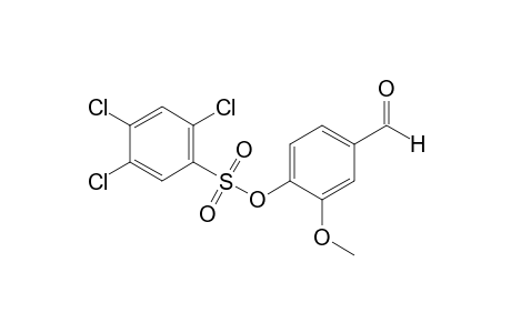 4-hydroxy-m-anisaldehyde, 2,4,5-trichlorobenzenesulfonate