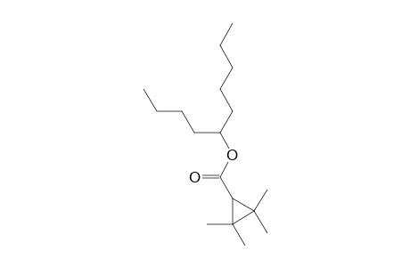 2,2,3,3-Tetramethylcyclopropanecarboxylic acid, 1-butylhexyl ester