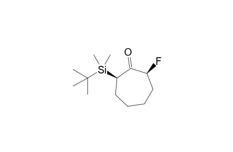 (2R,7S)-2-(t-Butyldimethylsilyl)-7-fluorocycloheptanone