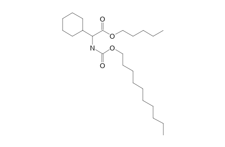 Glycine, 2-cyclohexyl-N-decyloxycarbonyl-, pentyl ester