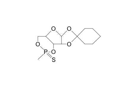 (Rp)-1,2-O-cyclohexylidene-A-D-xylofuranose 3,5-O-methylthionophosphonate