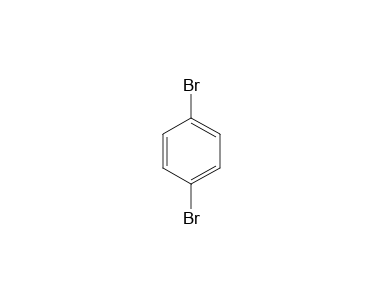 p dibromobenzene structure