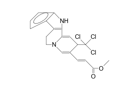 (E)-3-[2-(trichloromethyl)-2,6,7,12-tetrahydropyrido[6,1-a]$b-carbolin-3-yl]acrylic acid methyl ester