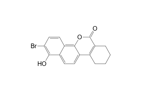 2-Bromanyl-1-oxidanyl-7,8,9,10-tetrahydronaphtho[1,2-c]isochromen-6-one