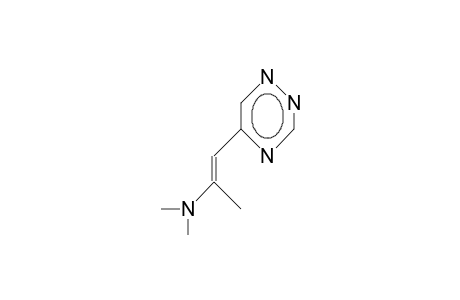 5-[2-(DIMETHYLAMINO)PROPENYL]-as-TRIAZINE