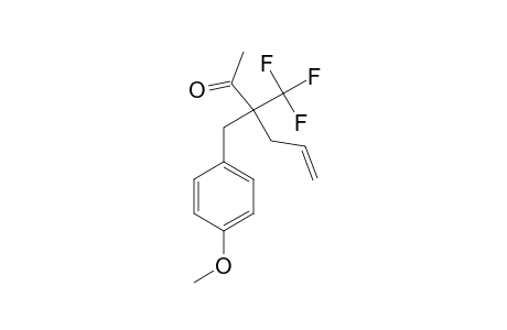 3-(4-METHOXYBENZYL)-3-(TRIFLUOROMETHYL)-HEX-5-EN-2-ONE