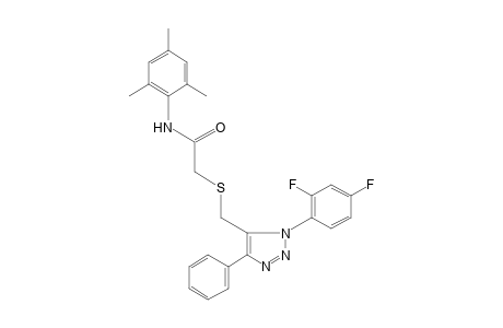 2-{{[1-(2,4-difluorophenyl)-4-phenyl-1H-1,2,3-triazol-5-yl]methyl]thio}-2',4',6'-trimetylacetanilide