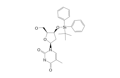 (2R,4R,5R)-1-[4-(TERT.-BUTYLDIPHENYLSILANYLOXY)-5-HYDROXYMETHYLTETRAHYDROFURAN-2-YL]-5-METHYL-1H-PYRIMIDINE-2,4-DIONE