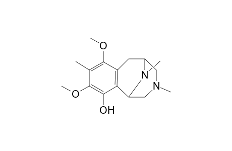 1,5-Imino-3-benzazocin-10-ol, 1,2,3,4,5,6-hexahydro-7,9-dimethoxy-3,8,11-trimethyl-, (.+-.)-