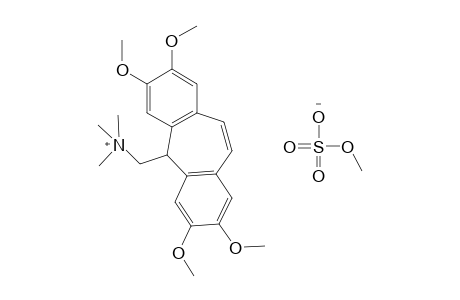 (2,3,7,8-tetramethoxy-5H-dibenzo[a,d]cyclohepten-5-ylmethyl)trimethylammonium methyl sulfate