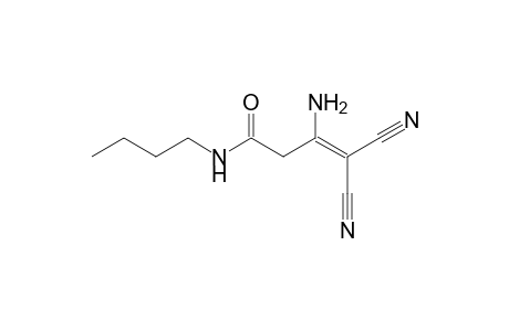 3-Butenamide, 3-amino-N-butyl-4,4-dicyano-