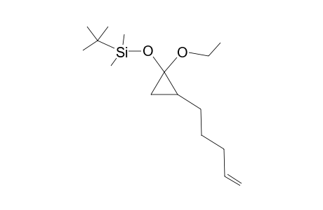 1-Ethoxy-2-(pent-4'-enyl)-1-(tert-butyldimethylsiloxy)cyclopropane