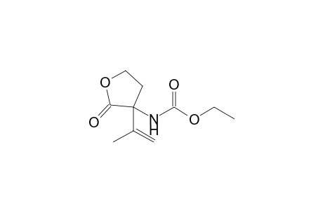 ETHYL-(3-ISOPROPENYL-2-OXOTETRAHYDROFURAN-3-YL)-CARBAMATE