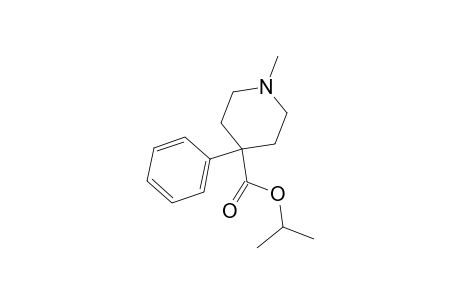 4-Piperidinecarboxylic acid, 1-methyl-4-phenyl-, 1-methylethyl ester