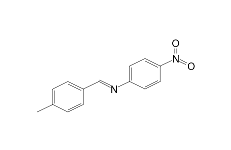 N-[(E)-(4-methylphenyl)methylidene]-4-nitroaniline