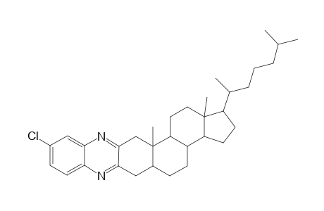 7-Chloroquinoxalino[2,3-b]cholestane