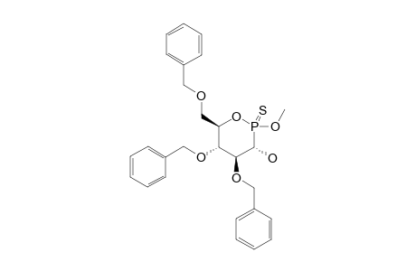 (2R,3S,4S,5S,6R)-4,5-BIS-(BENZYLOXY)-6-[(BENZYLOXY)-METHYL]-3-HYDROXY-2-METHOXY-1,2-OXAPHOSPHINANE-2-SULFIDE