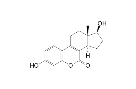 6-Oxaestra-1,3,5(10),8-tetraen-7-one, 3,17-dihydroxy-, (17.beta.)-