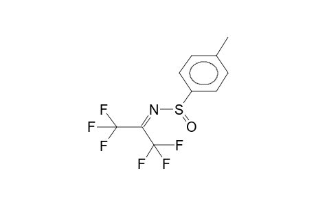 N-[2,2,2-TRIFLUORO-1-(TRIFLUOROMETHYL)-ETHYLIDENE]-PARA-TOLUOLSULFIN-ACID-AMIDE