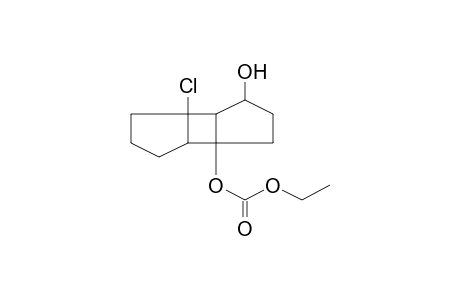 Tricyclo[5.3.0.0(2,6)]decan-3-ol, 1-chloro-6-(ethoxycarbonyloxy)-