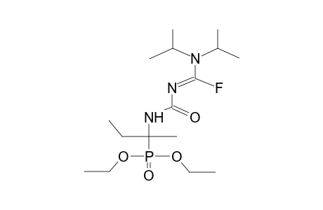 O,O-DIETHYL-1-(3-DIISOPROPYLAMINOFLUOROMETHYLENUREIDO)-1-METHYLPROPYLPHOSPHONATE