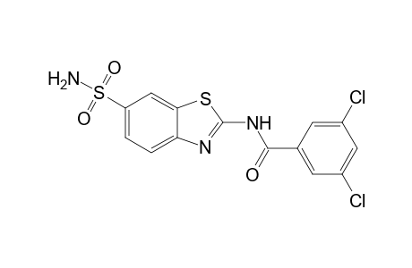 N-[6-(Aminosulfonyl)-1,3-benzothiazol-2-yl]-3,5-dichlorobenzamide