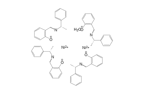 Mu-Aqua-tetrakis[(S)-N-1-(phenyl)ethylsalicylaldiminato]dinickel(II)