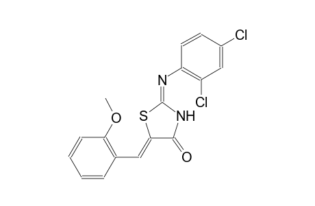 (5Z)-2-(2,4-dichloroanilino)-5-(2-methoxybenzylidene)-1,3-thiazol-4(5H)-one