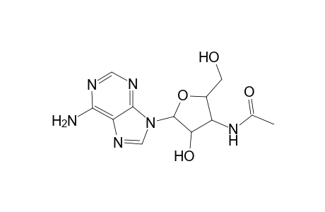 Adenosine, 3'-(acetylamino)-3'-deoxy-