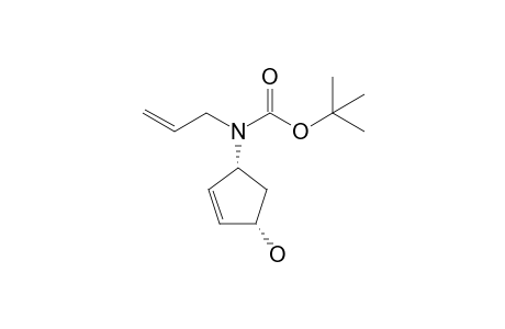 N-allyl-N-[(1R,4S)-4-hydroxycyclopent-2-en-1-yl]carbamic acid tert-butyl ester