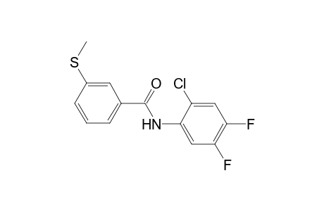 N-(2-Chloro-4,5-difluoro-phenyl)-3-methylsulfanyl-benzamide
