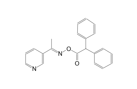 (1E)-1-(3-pyridinyl)ethanone O-(2,2-diphenylacetyl)oxime