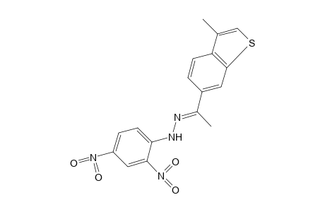 methyl 3-methylbenzo[b]thien-6-yl ketone, 2,4-dinitrophenylhydrazone