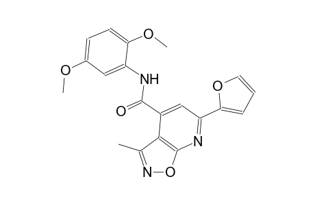 isoxazolo[5,4-b]pyridine-4-carboxamide, N-(2,5-dimethoxyphenyl)-6-(2-furanyl)-3-methyl-
