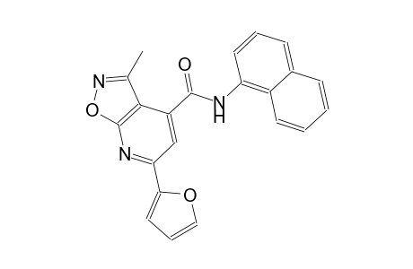 isoxazolo[5,4-b]pyridine-4-carboxamide, 6-(2-furanyl)-3-methyl-N-(1-naphthalenyl)-