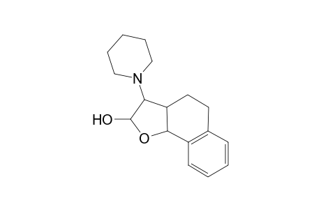 3-Piperidino-2,3,3a,4,5,9b-hexahydronaphtho[1,2-b]furan-2-ol