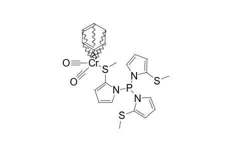 ETA-(6)-BENZENEDICARBONYL-[TRI-[2-(METHYL-THIO)-PYRROLYL]-PHOSPHINE]-CHROMIUM-(0);X=H