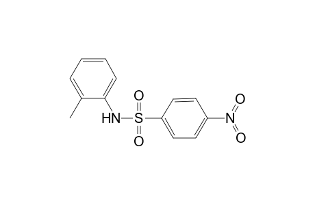 Benzenesulfonamide, N-(2-methylphenyl)-4-nitro-