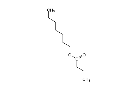 butyric acid, heptyl ester