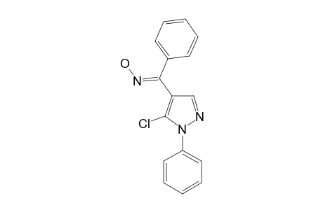 (E)-(5-CHLORO-1-PHENYL-1H-PYRAZOL-4-YL)-PHENYL-METHANONE-OXIME