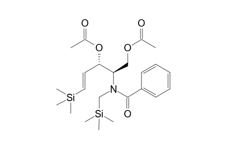 (3S,4R)-1-(Trimethylsilyl)-3,5-diacetoxy-4-[N-[(trimethylsilyl)methyl]-N-benzoylamino]-1(E)-propene