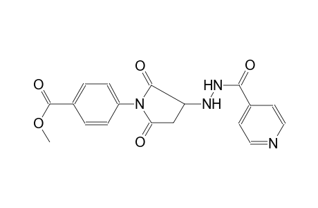 Methyl 4-[3-(2-isonicotinoylhydrazino)-2,5-dioxo-1-pyrrolidinyl]benzoate