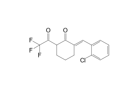 2-[o-Chlorobenzylidene]-6-trifluoroacetyl-cyclohexanone