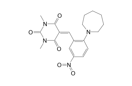 5-[2-(azepan-1-yl)-5-nitro-benzylidene]-1,3-dimethyl-barbituric acid