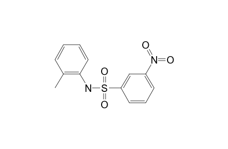 N-(2-Methylphenyl)-3-nitrobenzenesulfonamide