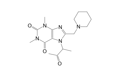 1,3-dimethyl-7-(1-methyl-2-oxopropyl)-8-(1-piperidinylmethyl)-3,7-dihydro-1H-purine-2,6-dione