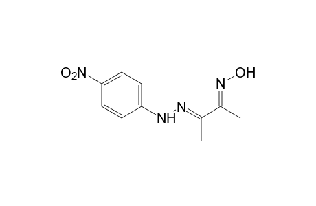 2,3-butanedione, p-nitrophenylhydrazone oxime